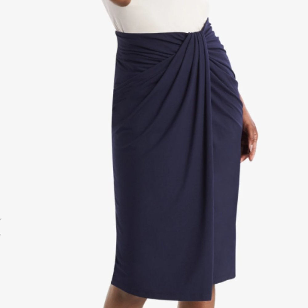 MM LaFleur Dark Iris Minetta Skirt Medium